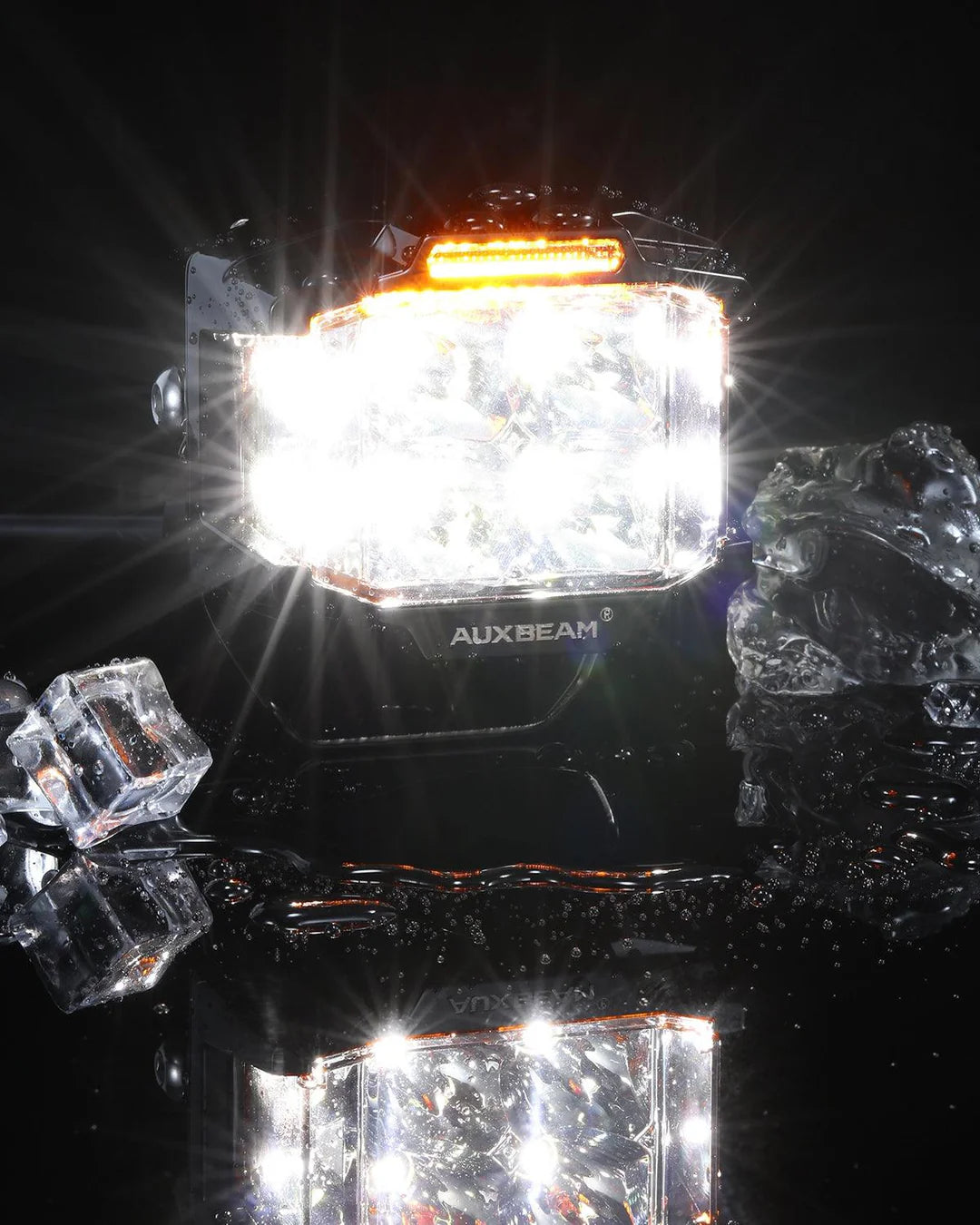 Auxbeam V-MAX SERIES | 5 INCH 168W 16440LM COMBO BEAM SIDE SHOOTER LED ROUND POD LIGHTS WITH AMBER DRL