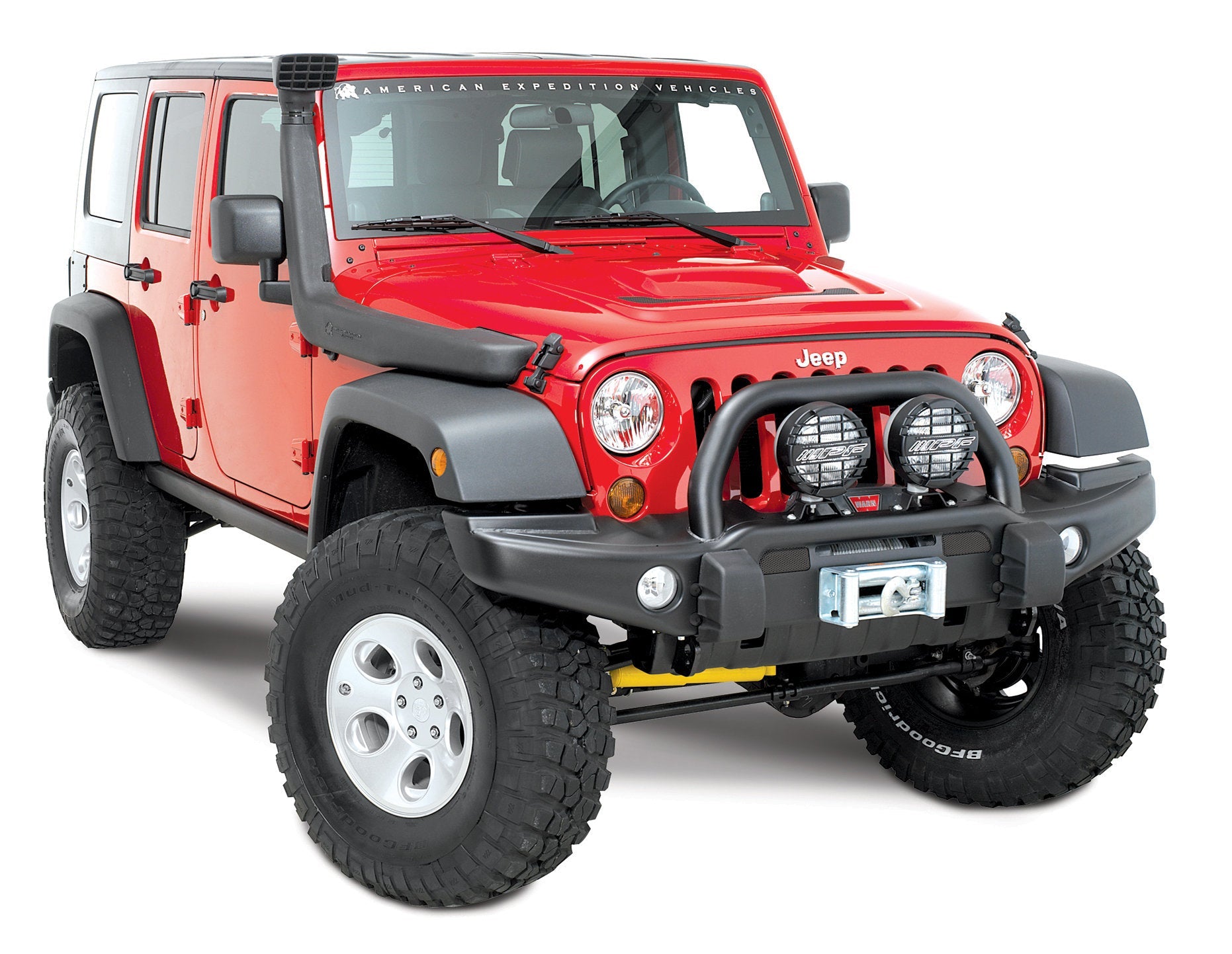AEV JK AEV-Design Front Bumper with Bull Bar