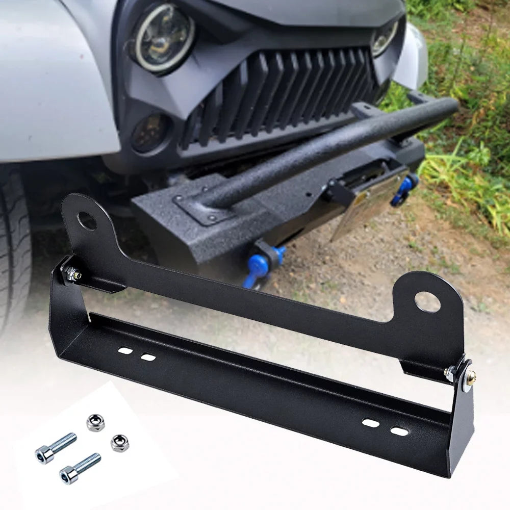 JKB Front License Plate Flip-Up Holder
