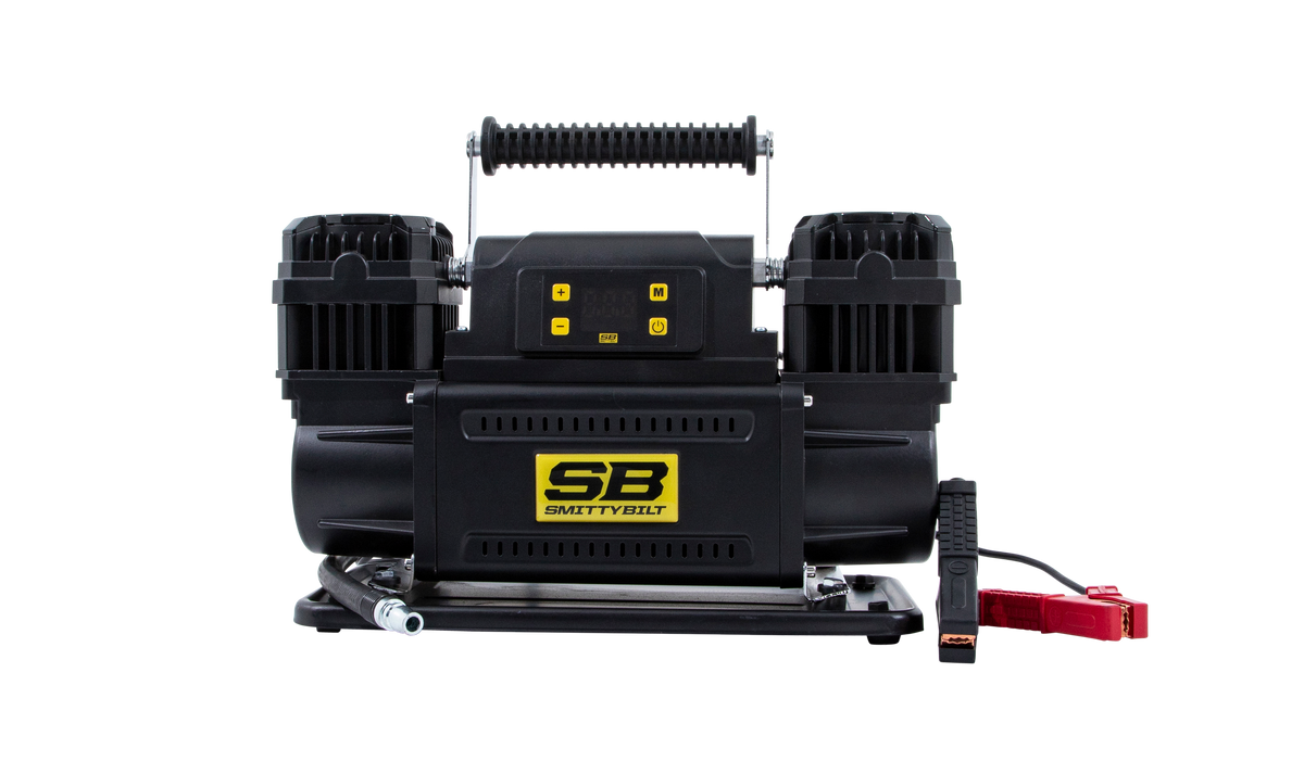 Smittybilt 10.6 CFM Dual Head Compressor With Carrying Bag
