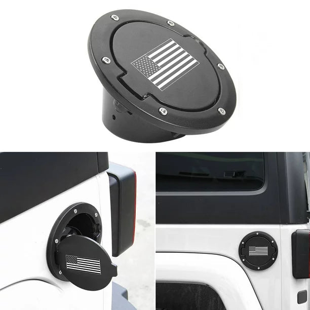 JKB JK USA Flag Gas Cap Cover