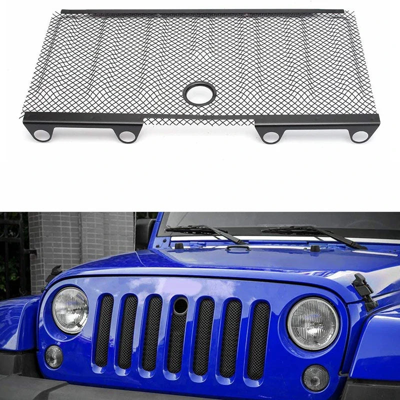 JKB JK Front Mesh Grille with Hole