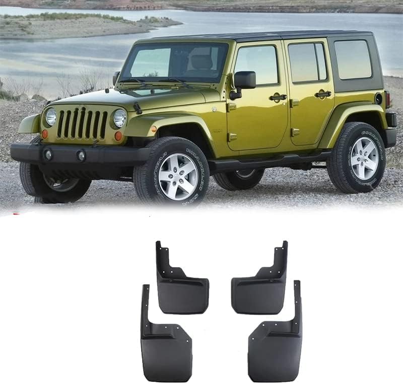 JKB TJ and JK Plastic Wheel Mud Guards (Set of 4)