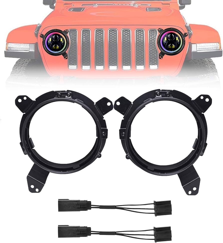 JKB JL and JT 9 to 7 Inch Headlight Bracket Converter