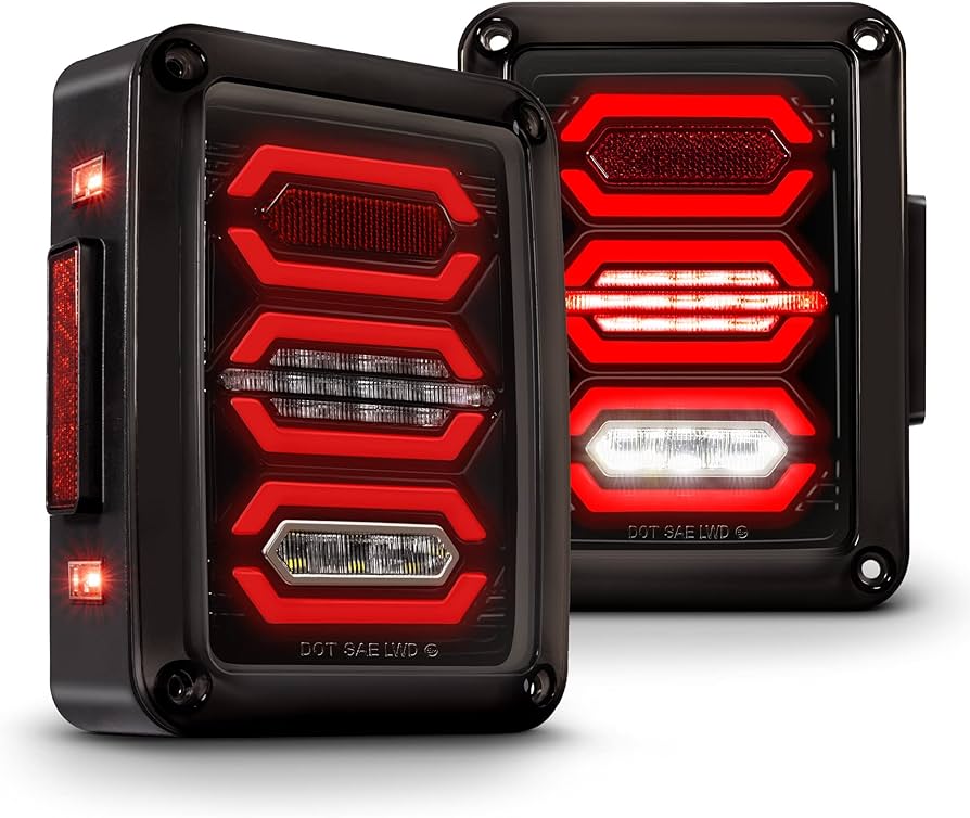 JKB JK 3 Box Design Tail Lights