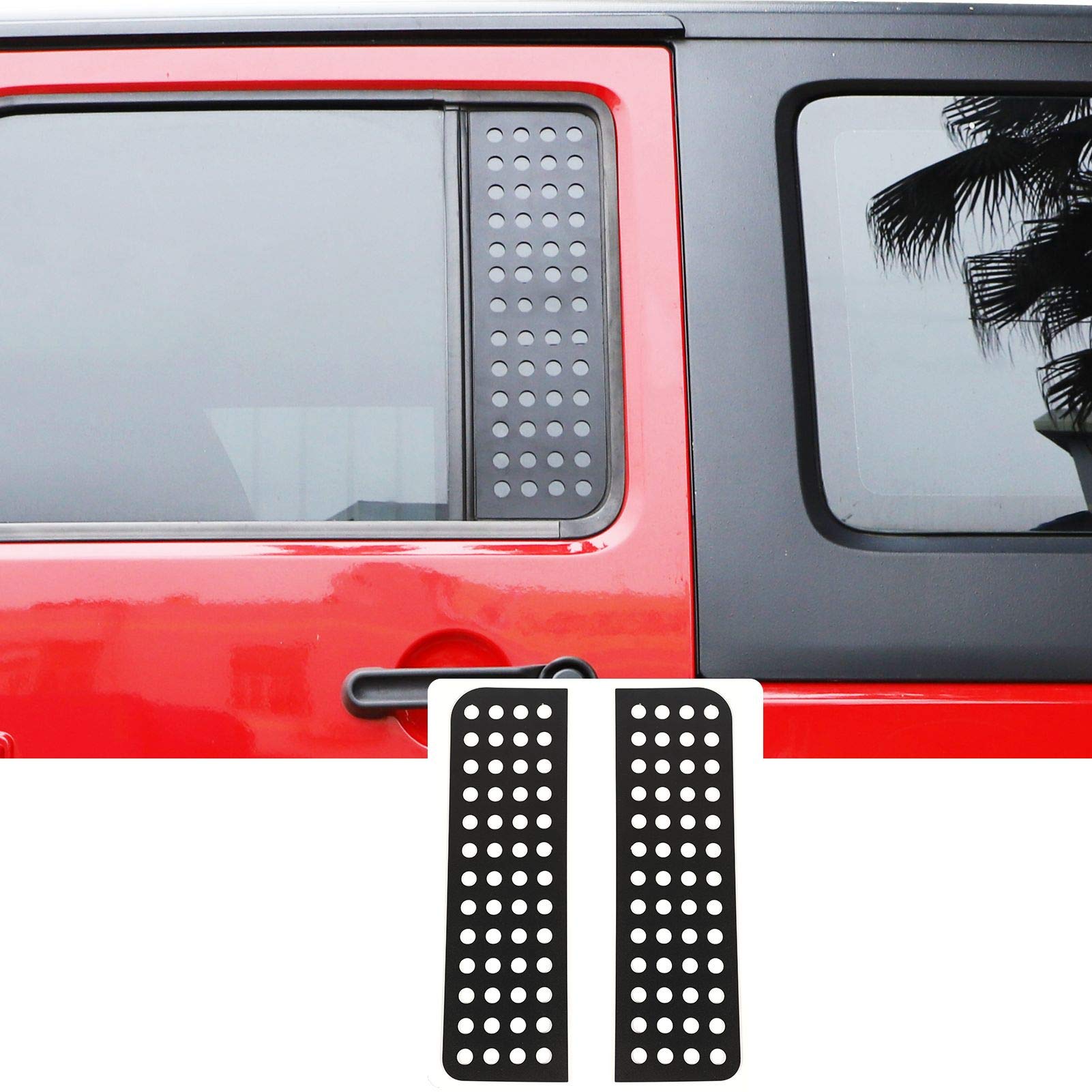 JKB JK-4DR Rear Window Strip Decoration Cover (Set of 2)