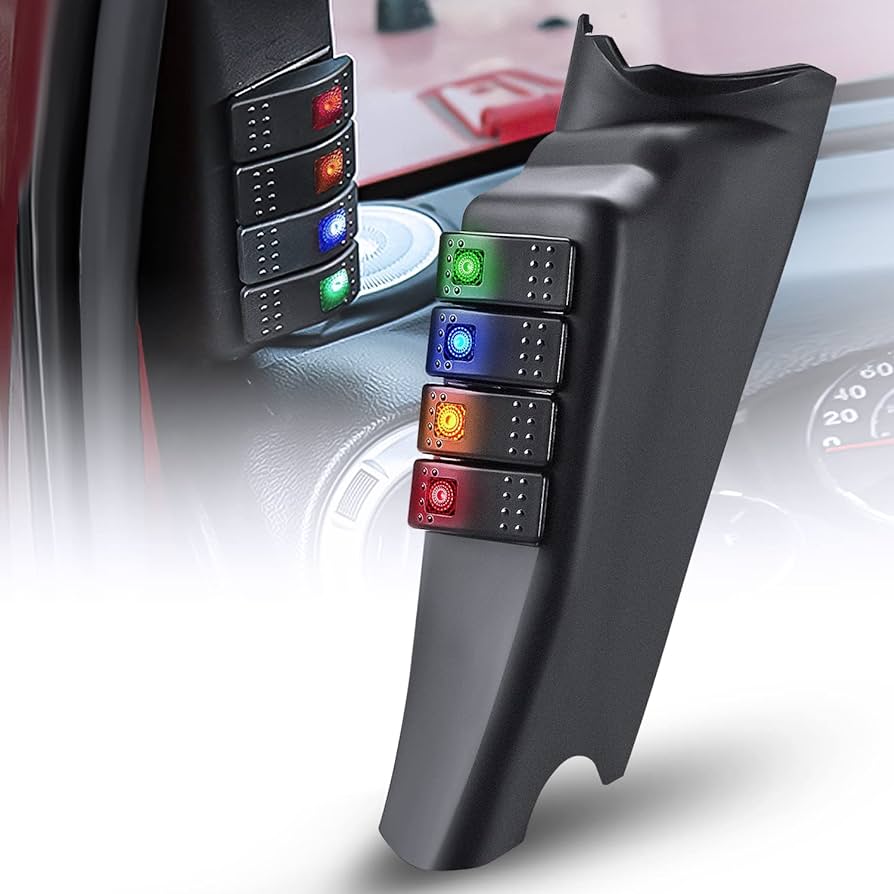 JKB JK (3.6L) 4-Channel Button Switches