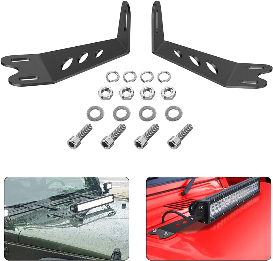JKB JK 10 Inch LED Light Hood Bracket