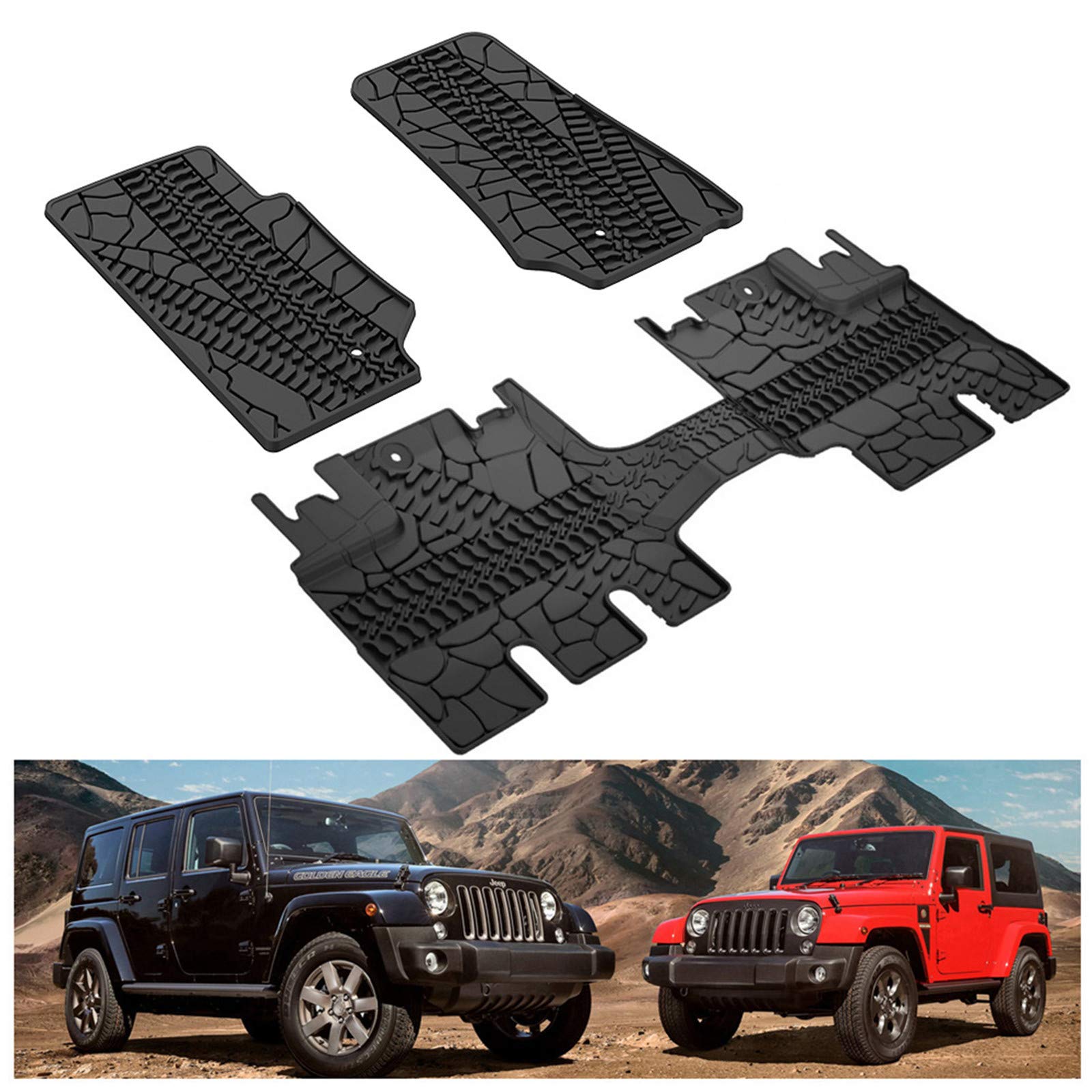 JKB JK-4DR Floor Mats Set