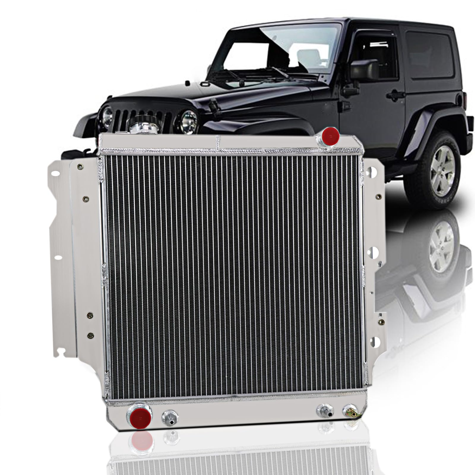 JKB JK 3-Row Aluminum Radiator