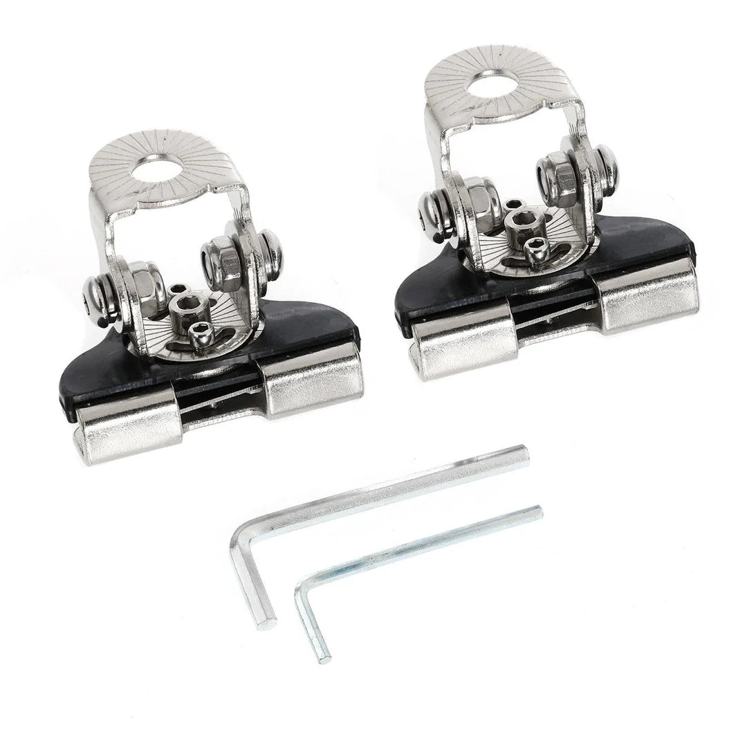 Auxbeam Universal LED Light Bar Mounting Brackets Adjustable Pillar Hood for Offroad Jeep SUV Truck