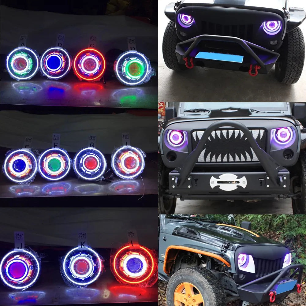 JKB JK  RGB Eagle Eye Headlights