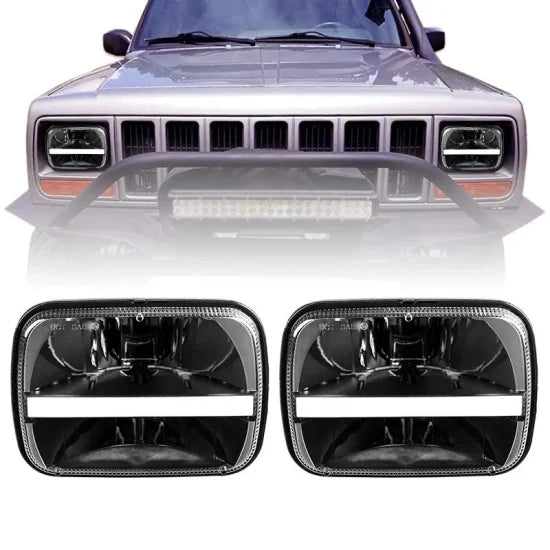 JKB YJ Square Headlights - Model 3