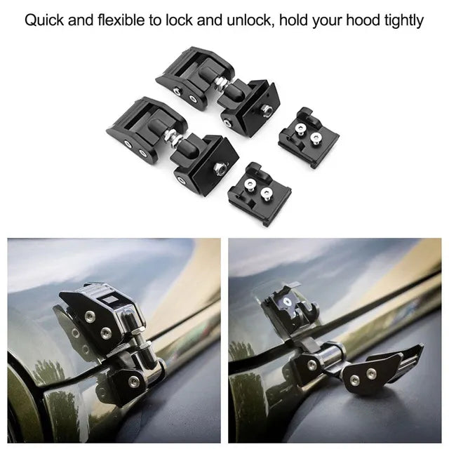 JKB JK Adjustable Hood Latches