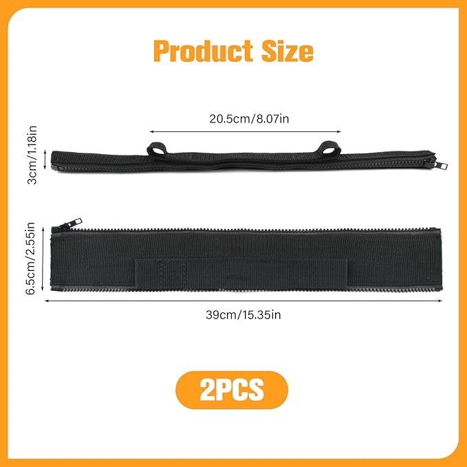 JKB JK Door Limiting Straps With Zipper Design