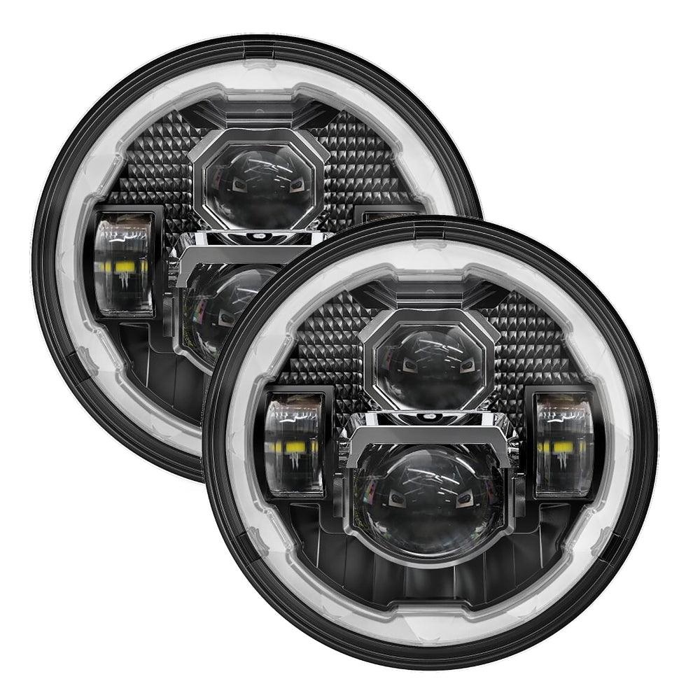 Auxbeam JK 7 INCH LED HEADLIGHTS WITH DRL&TURN SIGNAL HIGH LOW BEAM