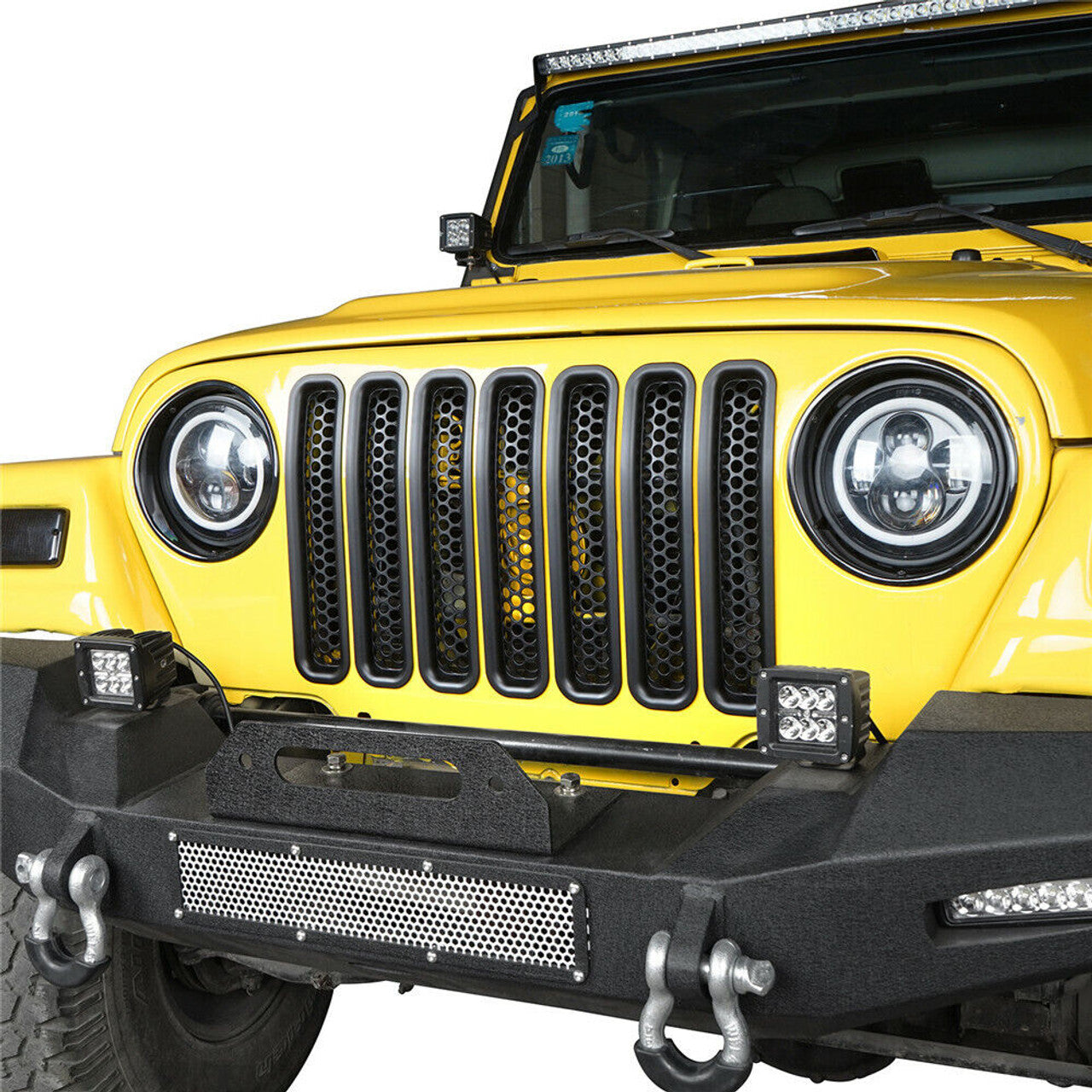 JKB TJ Front Mesh Grille Insert