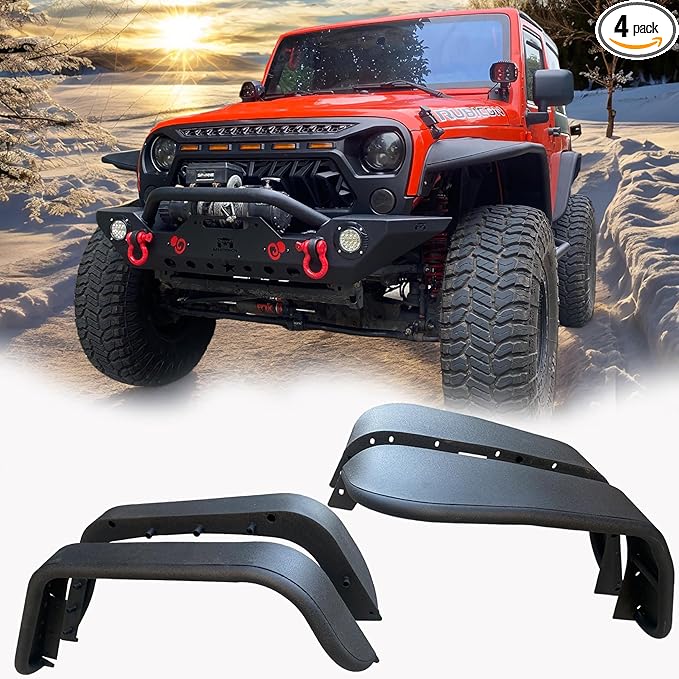 JKB JK Fender Flares Aluminum Width:21 cm
