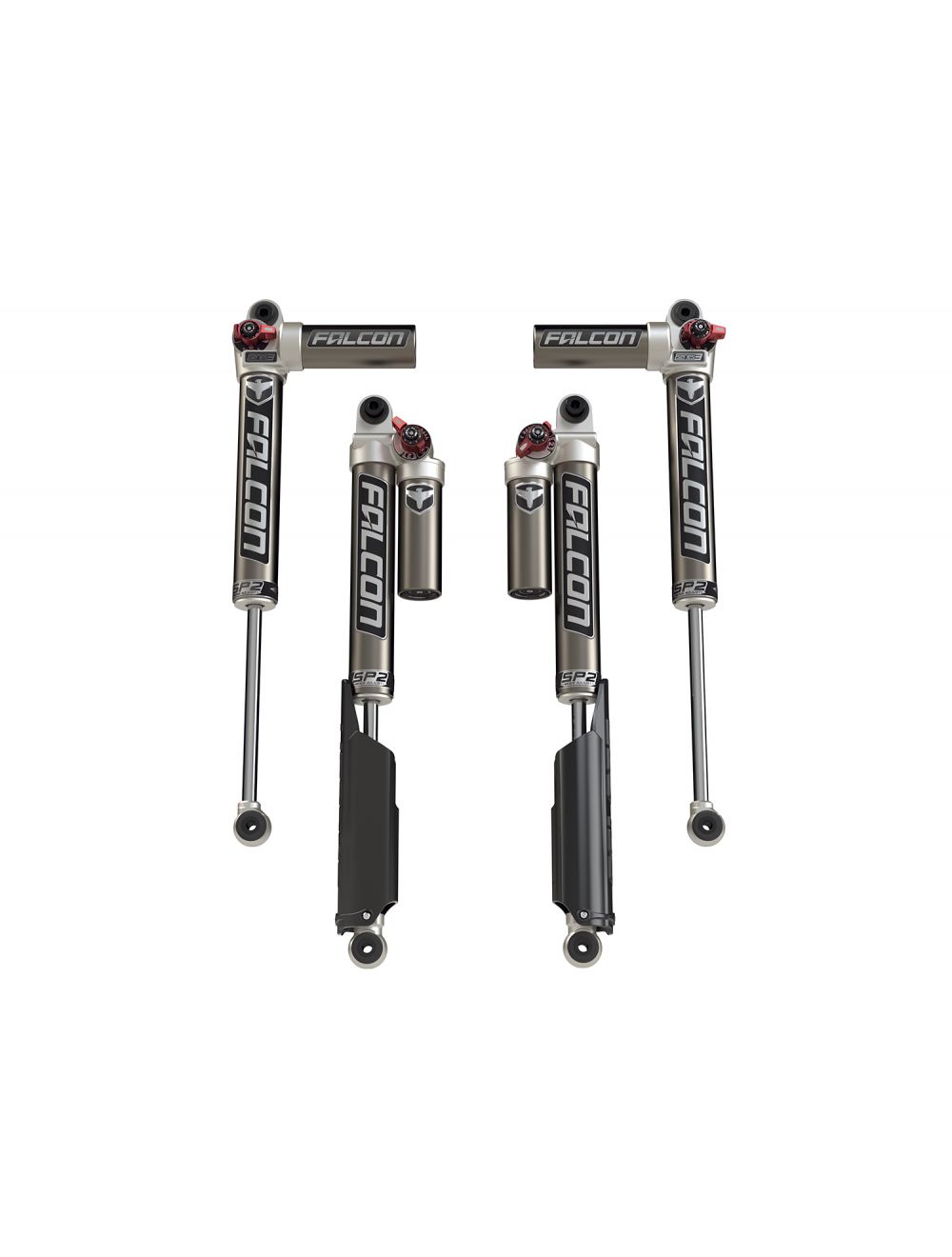 Teraflex JL-4DR Falcon SP2 3.3 Fast Adjust Piggyback Shock Kit (2–4.5” Lift)