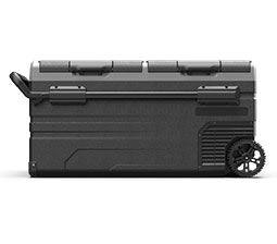 Alpicool Dual Temperature Control TWW95 Portable Refrigerator 100 Quart(95 Liter) Compact Fridge Mini Freezer for Travel,Camping,Fishing, Outdoor -12/24V DC