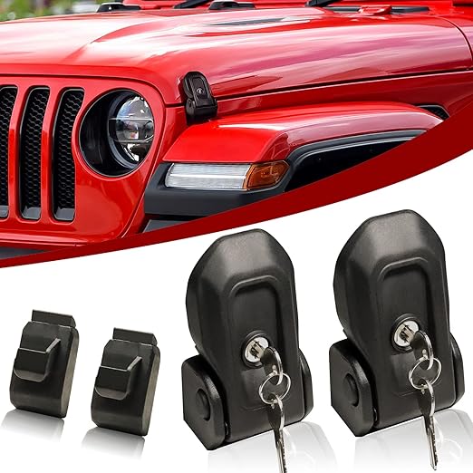 JKB JL Hood Lock Latches (with key)