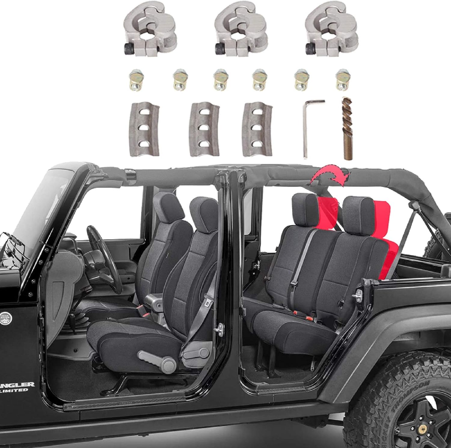 JKB JL Rear Seat Adjuster