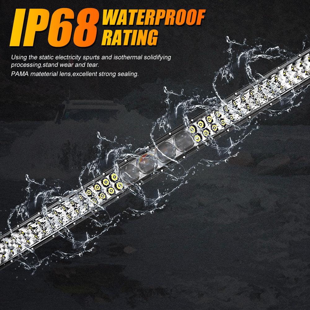 Auxbeam NEW 42 INCH 5D-PRO SERIES 44000LM SPOT BEAM OFF ROAD LED LIGHT BAR