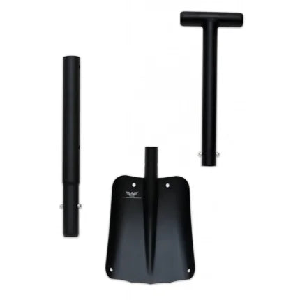 AOR Extendable Aluminum Shovel, Black