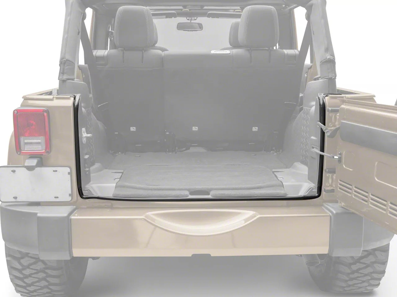 Fairchild Industries JK Tailgate Seal Lower