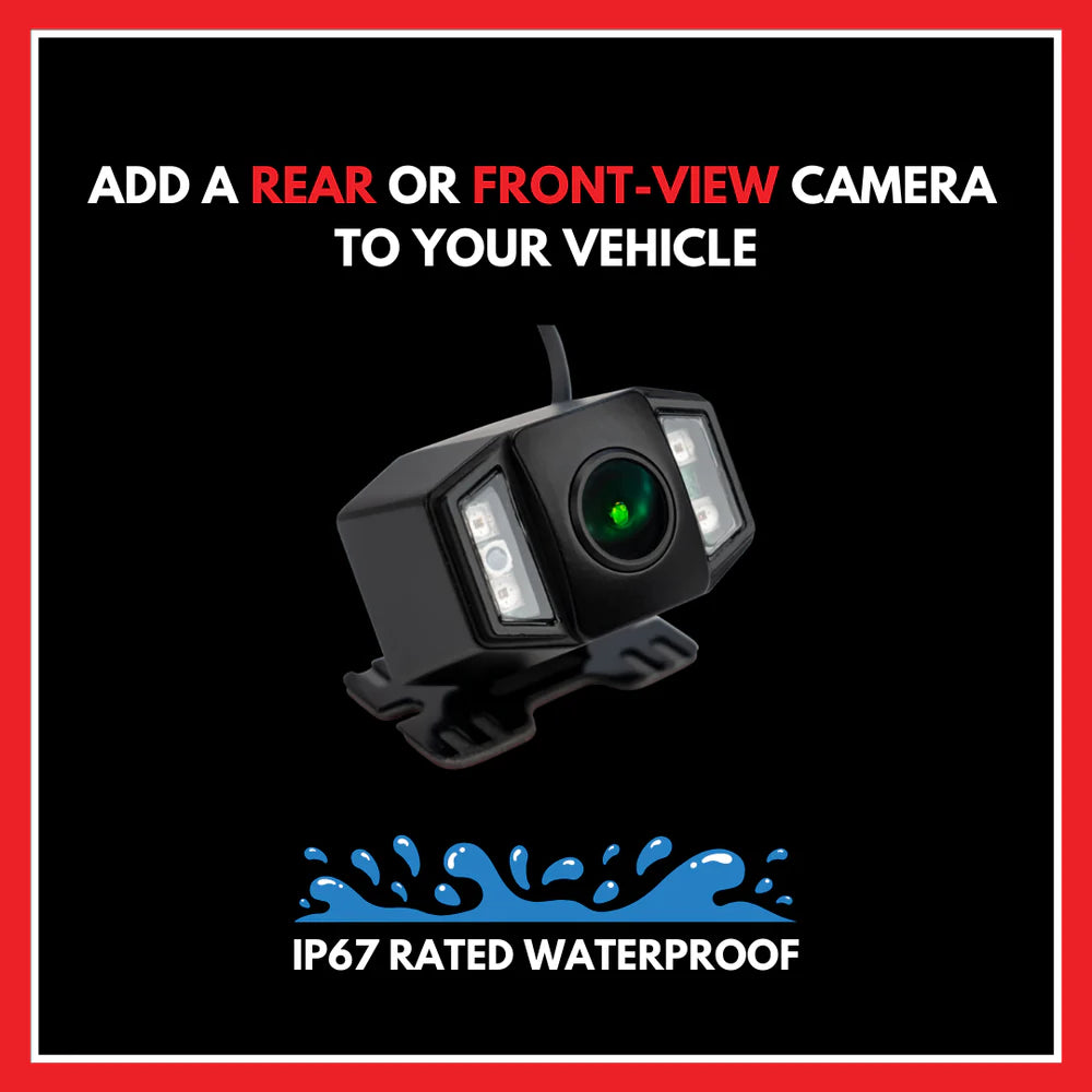 Stinger JK AHD Night Vision Backup Camera with Spare Tire Mount 07-18