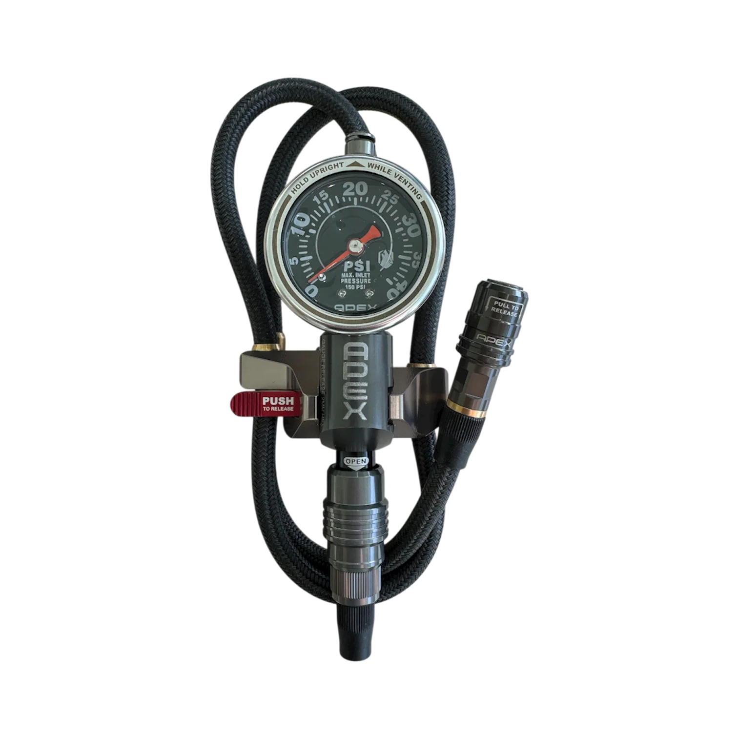 Apex Precision Tire Inflator (PTI) 90PSI w / Push On Chuck