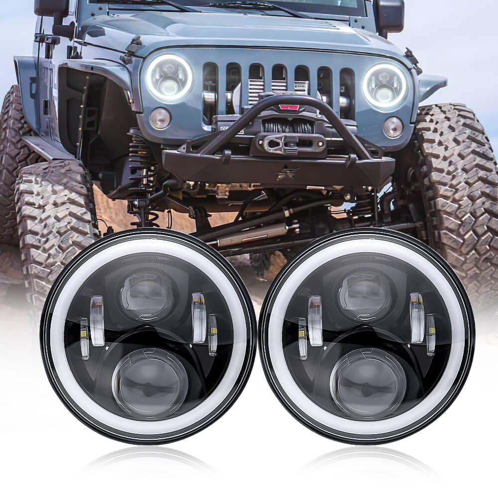 JKB JK Headlights with Ring
