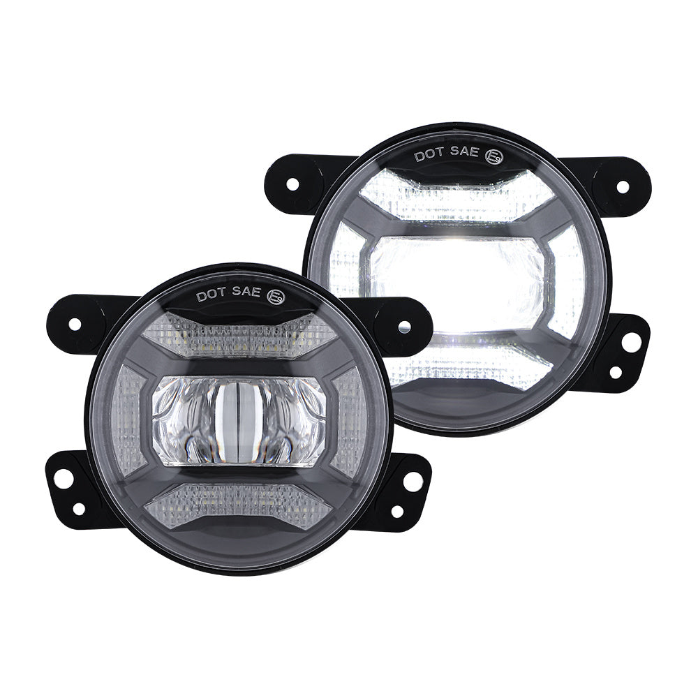 JKB JL and JT Facelift Headlight-Design Fog Lights