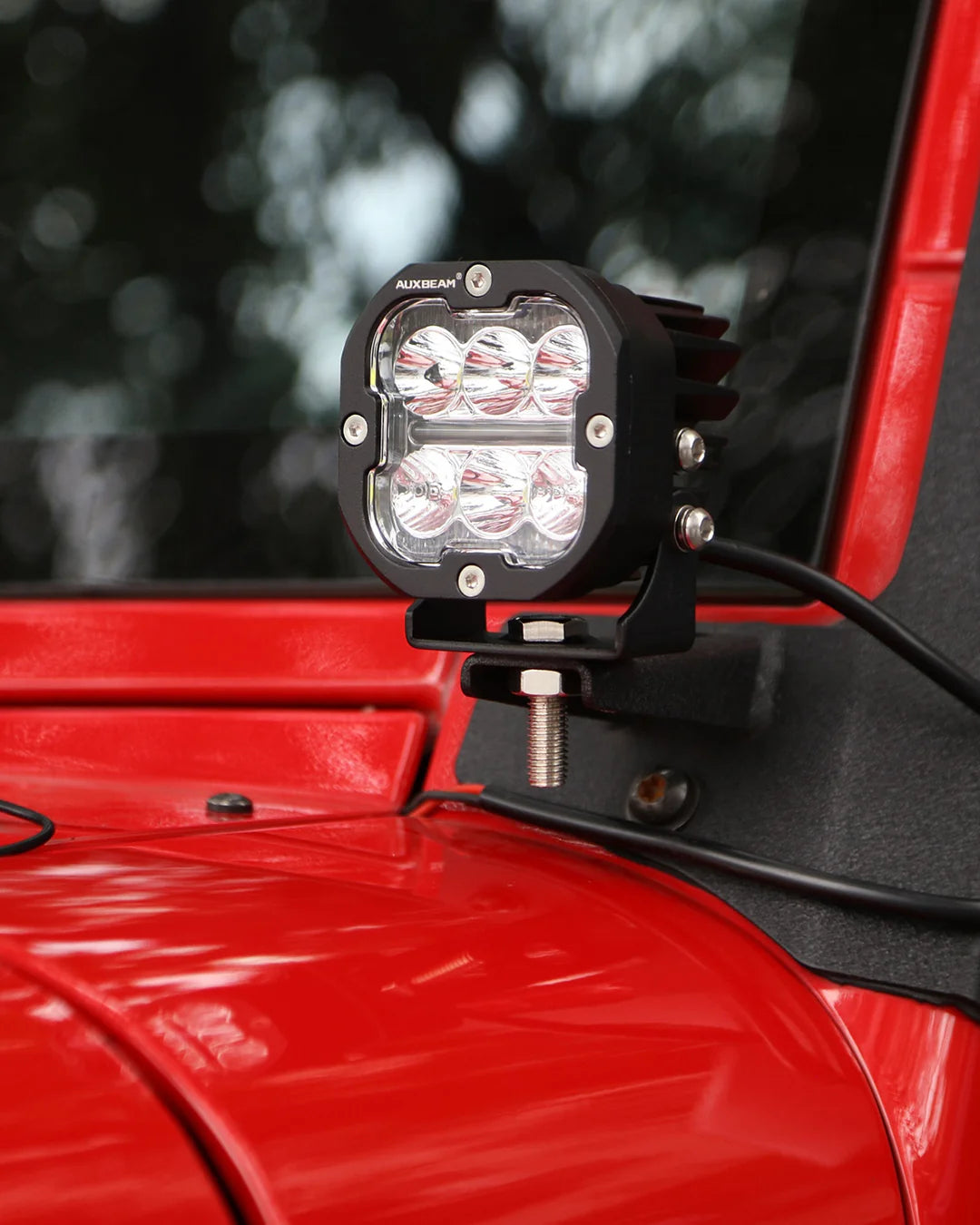 Auxbeam X-PRO SERIES | 3 INCH 84W LED COMBO POD LIGHT OFF ROAD LIGHTS WITH WHITE DRL&AMBER TURN SIGNAL LIGHT