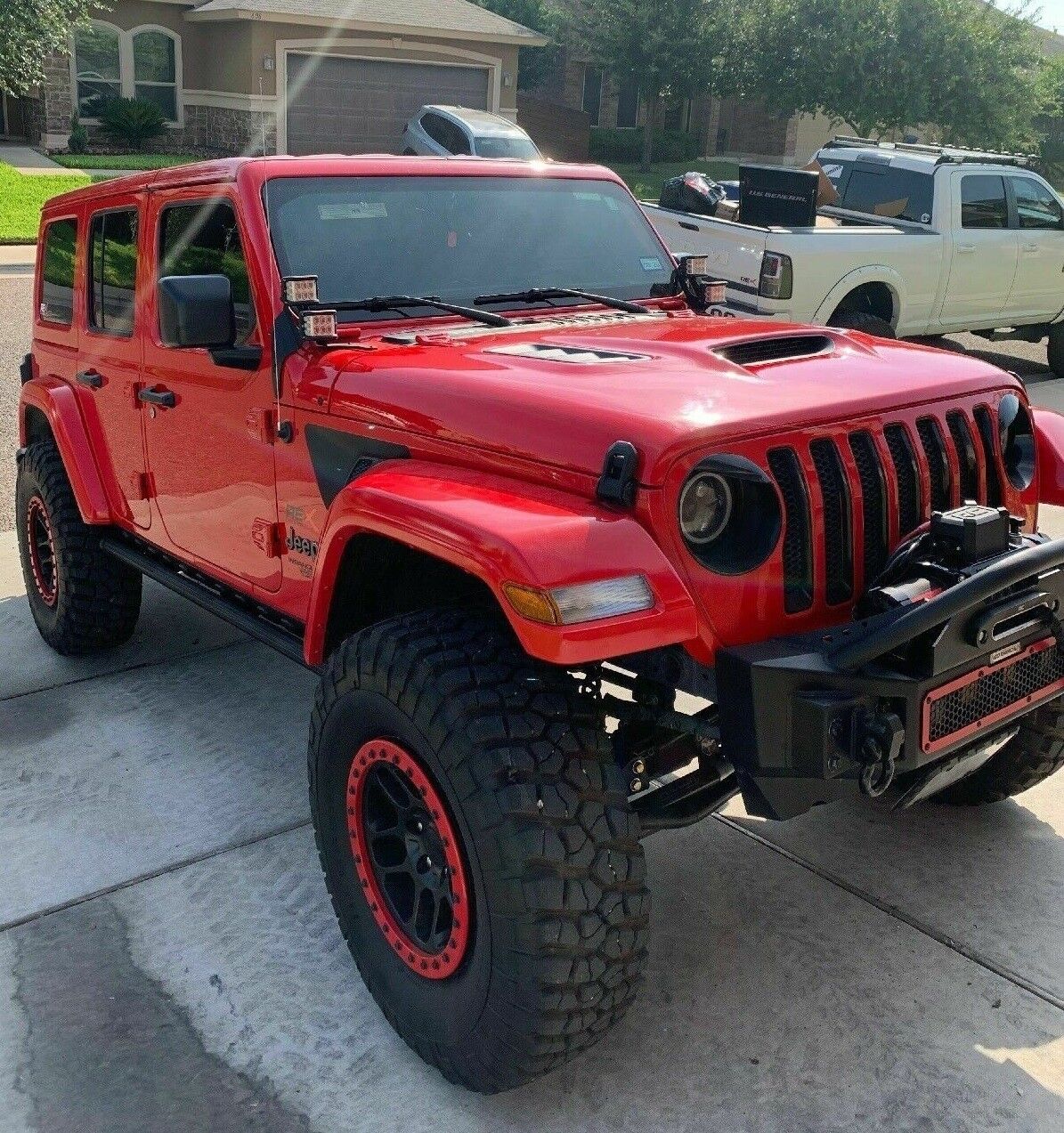 JKB JL and JT 10th Anniversary Hood with Central Hood Scoop