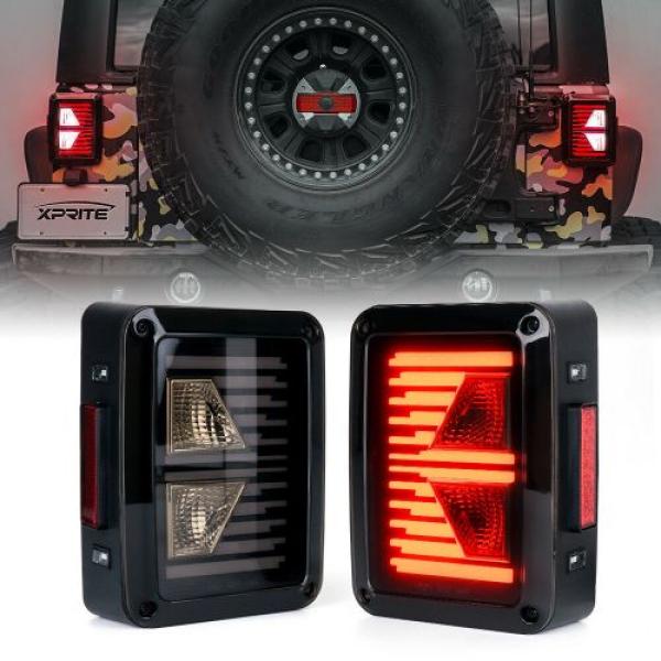 JKB JK Gray Arrow Design Tail Lights