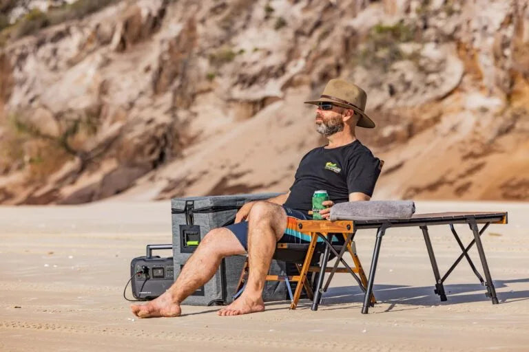 Ironman ALUMINIUM CAMP TABLE (HEIGHT ADJUSTABLE)