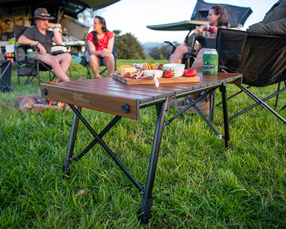 Ironman ALUMINIUM CAMP TABLE (HEIGHT ADJUSTABLE)