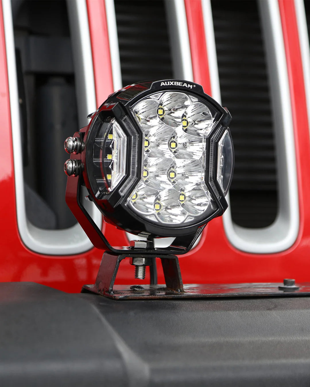 Auxbeam  V-ULTRA SERIES | 5 INCH 172W LED SIDE SHOOTER WHITE POD LIGHTS WITH AMBER DRL