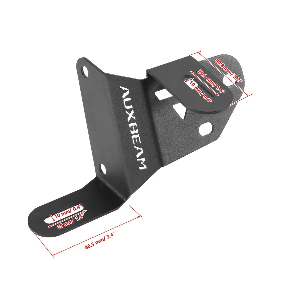 Auxbeam JK  2PCS/SET) DUAL A-PILLAR PODS LIGHT MOUNT BRACKETS FOR JEEP WRANGLER JK 2007-2017