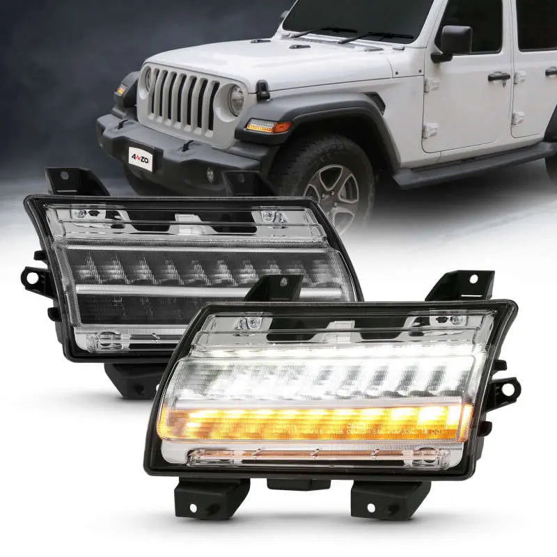 JKB JL  LED Fender Lights and Side Marker Lights (DOT) with Turn Signal Function