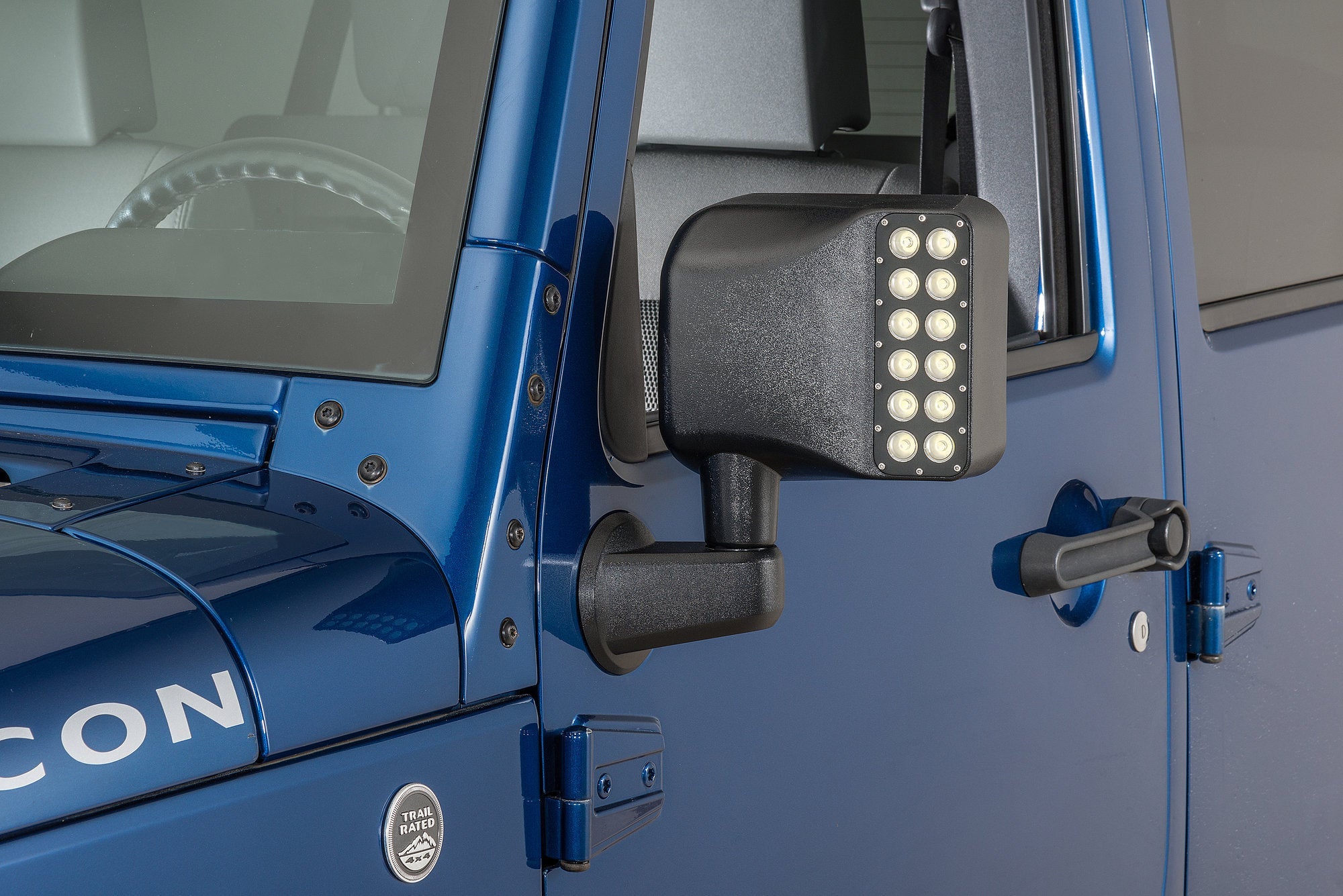 JKB JK  12-Dot Vertical LED Mirror Covers (Set of 2)