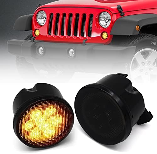 JKB JK  Light Black Grille Turn Signal (Set of 2)