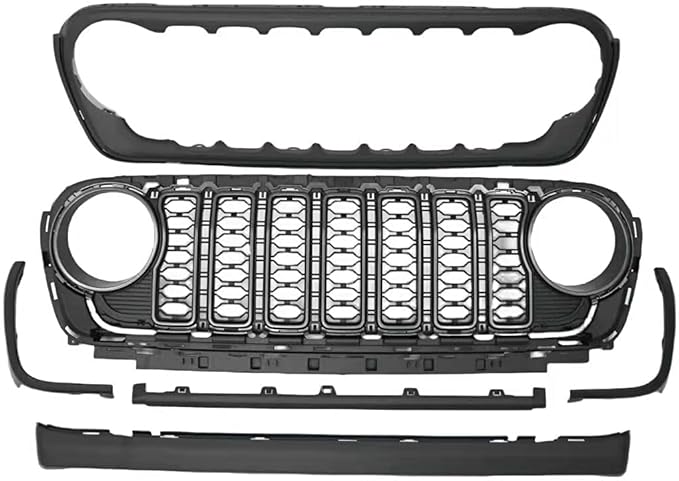 JKB JL and JT  2024+ Facelift Front Grille (Without Lock Hole)