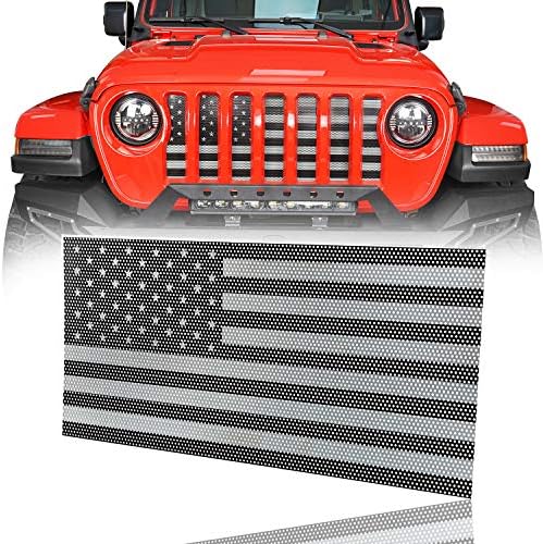 JKB JL and JT  USA Flag Mesh Grille Inserts