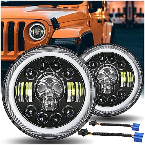JKB JK  Skull-Design Headlights