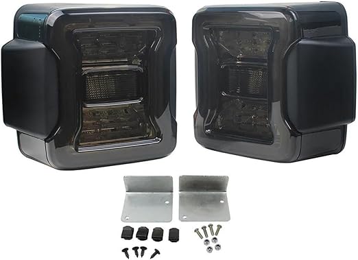 JKB JK  Blacked-Out OEM Facelift Design Tail Lights (JK to JL)