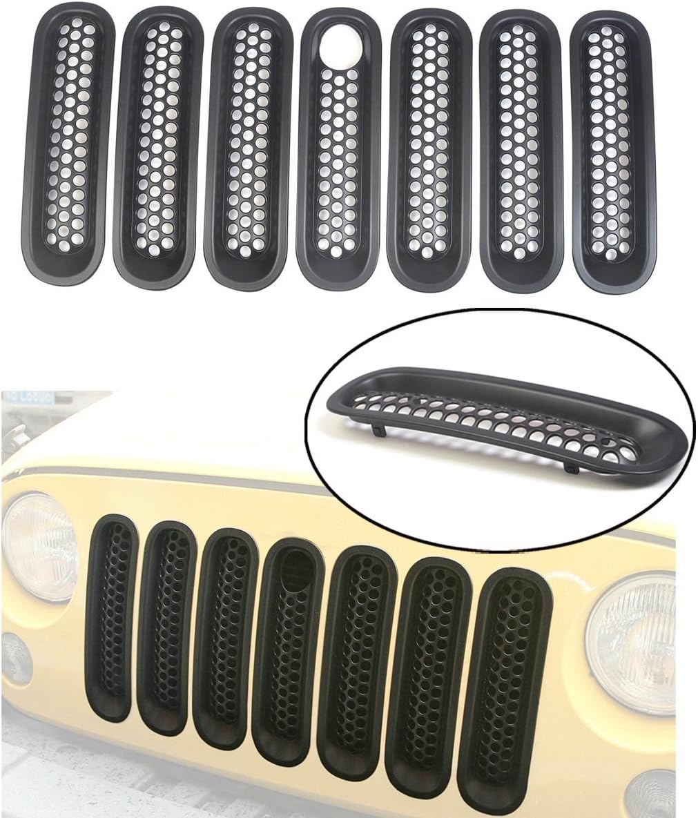 JKB JK  Grille Insert with Hood Lock Hole