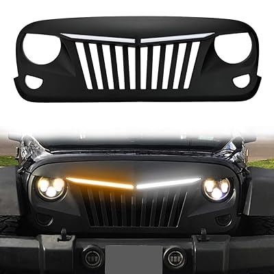 JKB JK  V-Shape Illuminated Front Grille