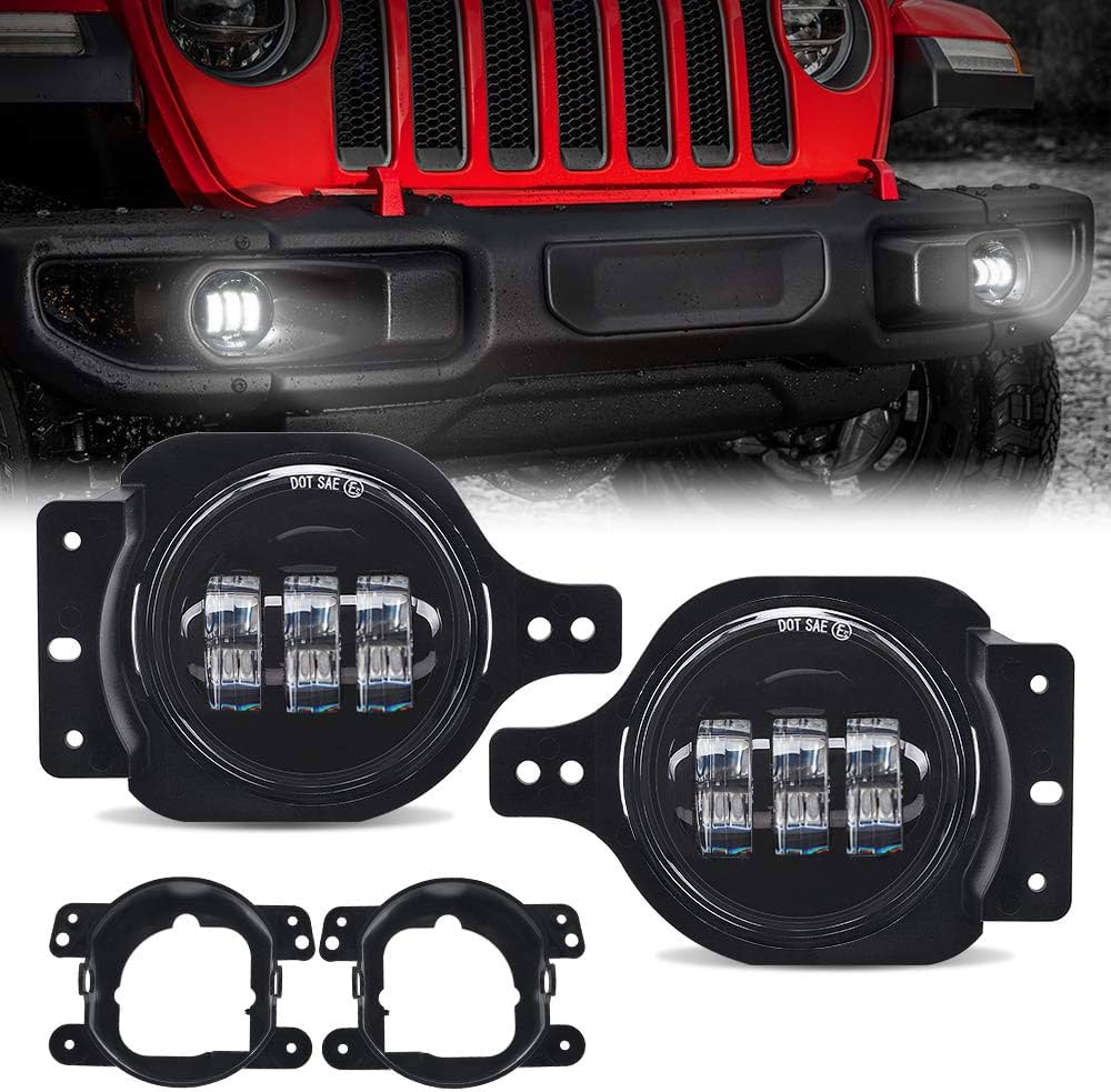 JKB JL and JT  Three Lines Fog Lights